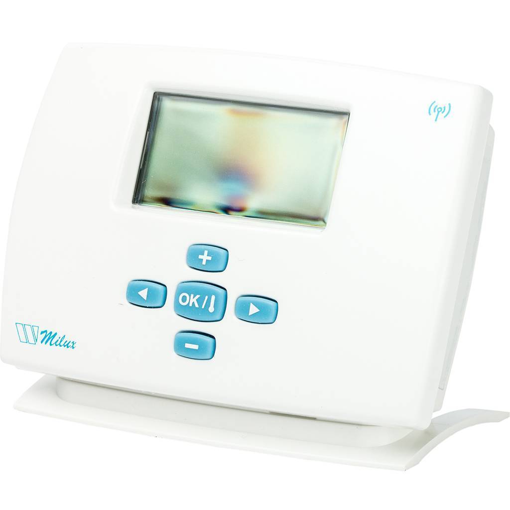 Распродажа: Термостат комнатный Watts Milux-RF(5-35 С,10А,220В)с LCD дисплеем