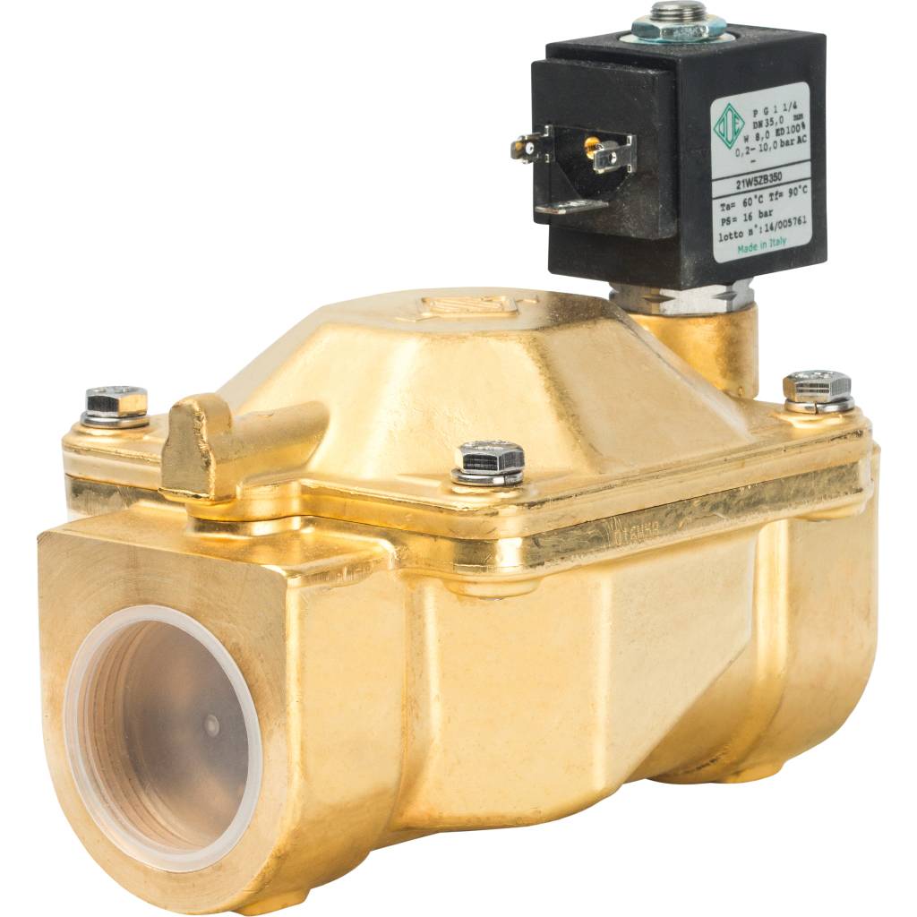 Соленоидный клапан Watts 850Т (850T114W220NA) для систем водоснабжения 1.1/4 230V Н.О.