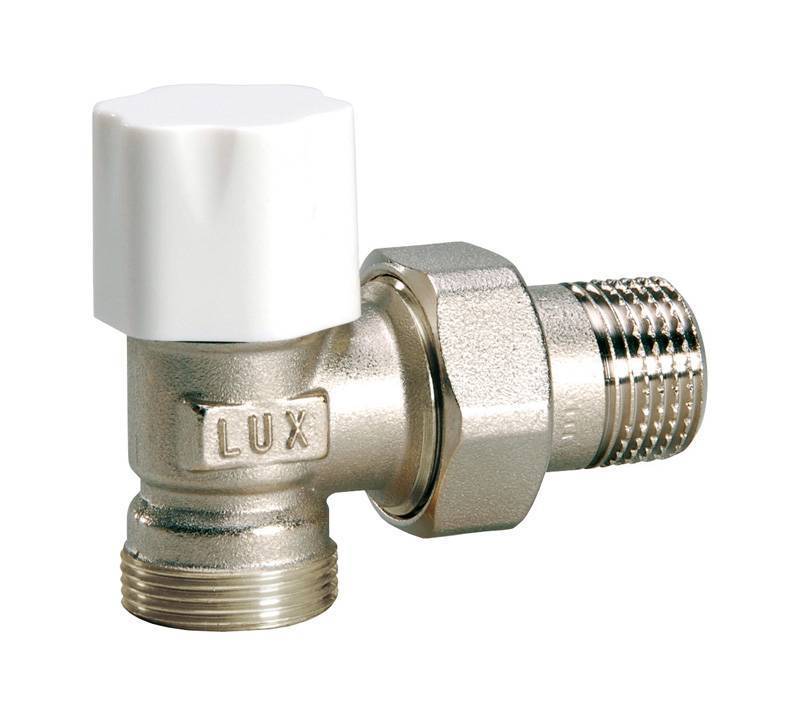 Клапан угловой для труб из полипропилена LUXOR tekna DS 32 1/2''