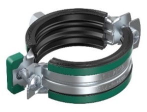 KSB2 Хомут оцинкованный с epdm M8/10  25-28мм