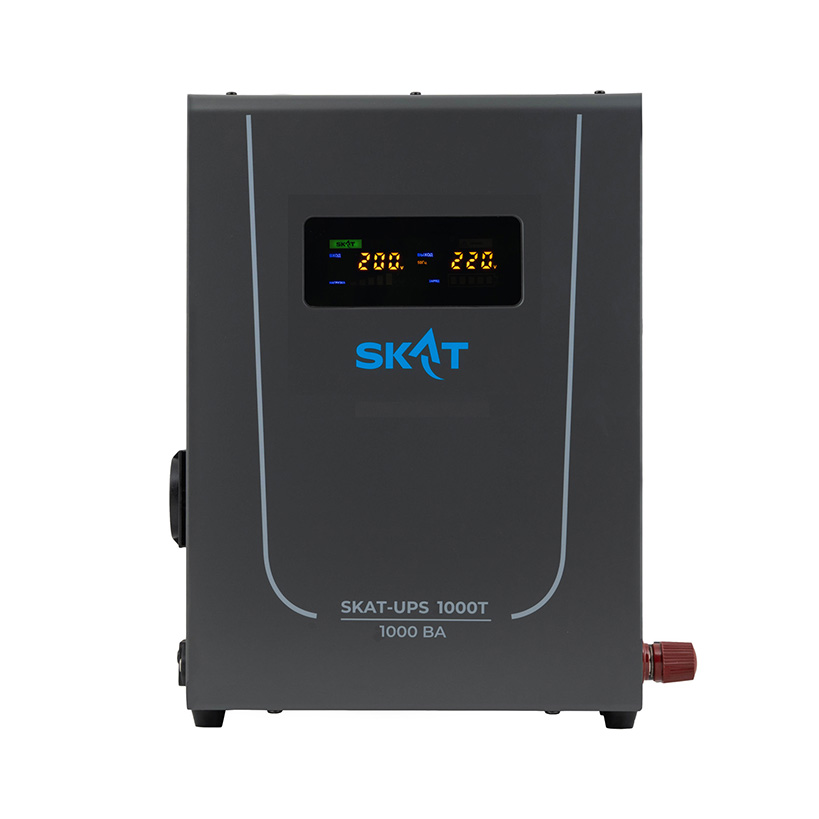 Источник питания Teplocom SKAT-UPS 1000T Line-Interactive 220В, 1000ВА, работает от 1 внешней АКБ