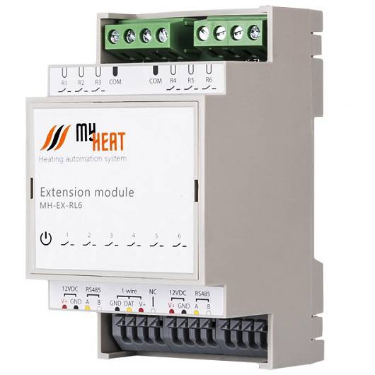 Релейный блок расширения MY HEAT RL6