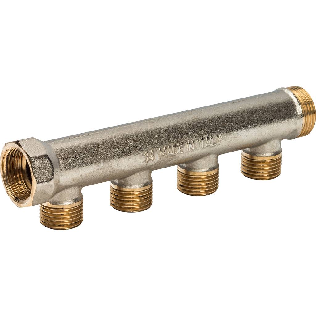 Коллектор 4 выхода LUXOR CP 424 3/4''х1/2''