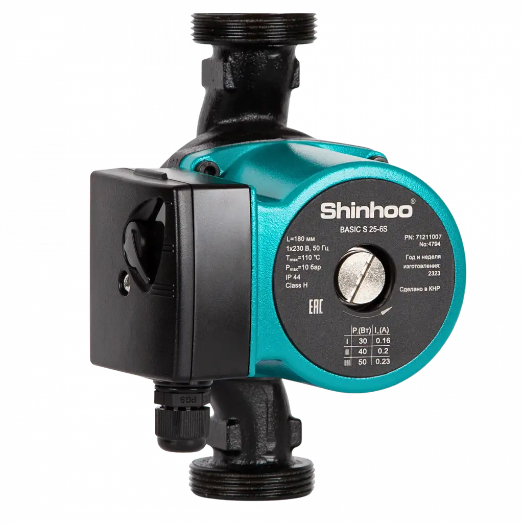 Циркуляционный насос SHINHOO BASIC S 15-6S 130 1x230V