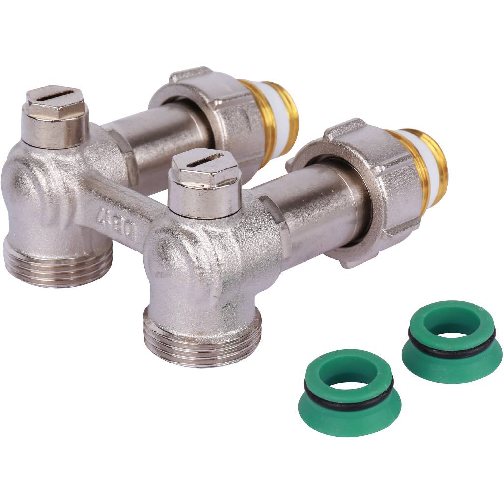Узел нижнего подключения Meibes ET2/50, угловой 3/4”*3/4”