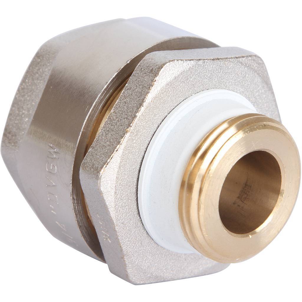 Фитинг резьбовой латунный Meibes Plus для стальных труб 3/4”*3/4” НР