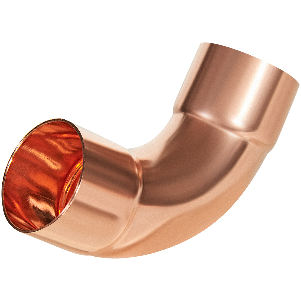 JT-15002A35 JINTIAN отвод 90° ВП-ВП, медь 35, для медных труб под пайку