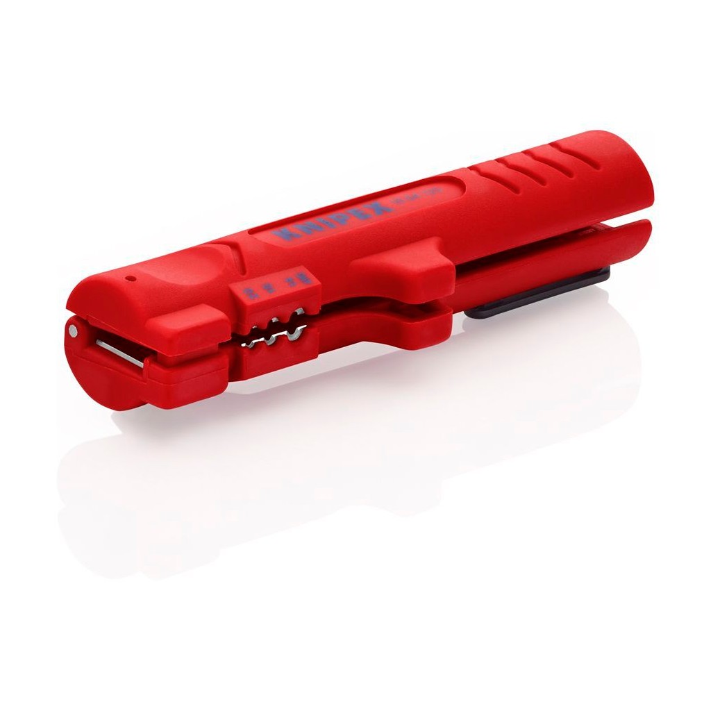 Стриппер KNIPEX для плоского, круглого и водостойкого монтажного кабелей, 0.8/1.5/2.5 мм2, длина 125 мм, SB