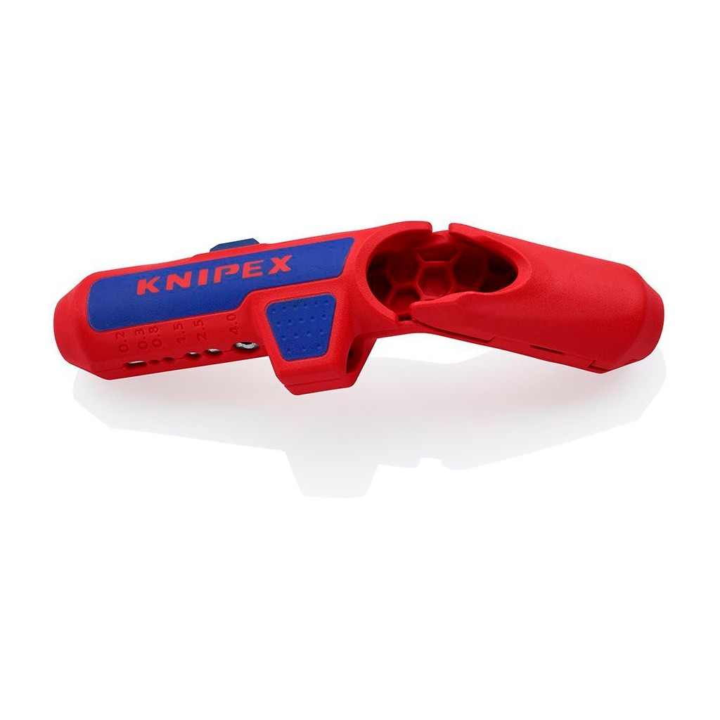 Стриппер KNIPEX ErgoStrip универсальный для круглых проводов, 0.2-4 мм2, d8-13 мм, длина 135 мм, SB