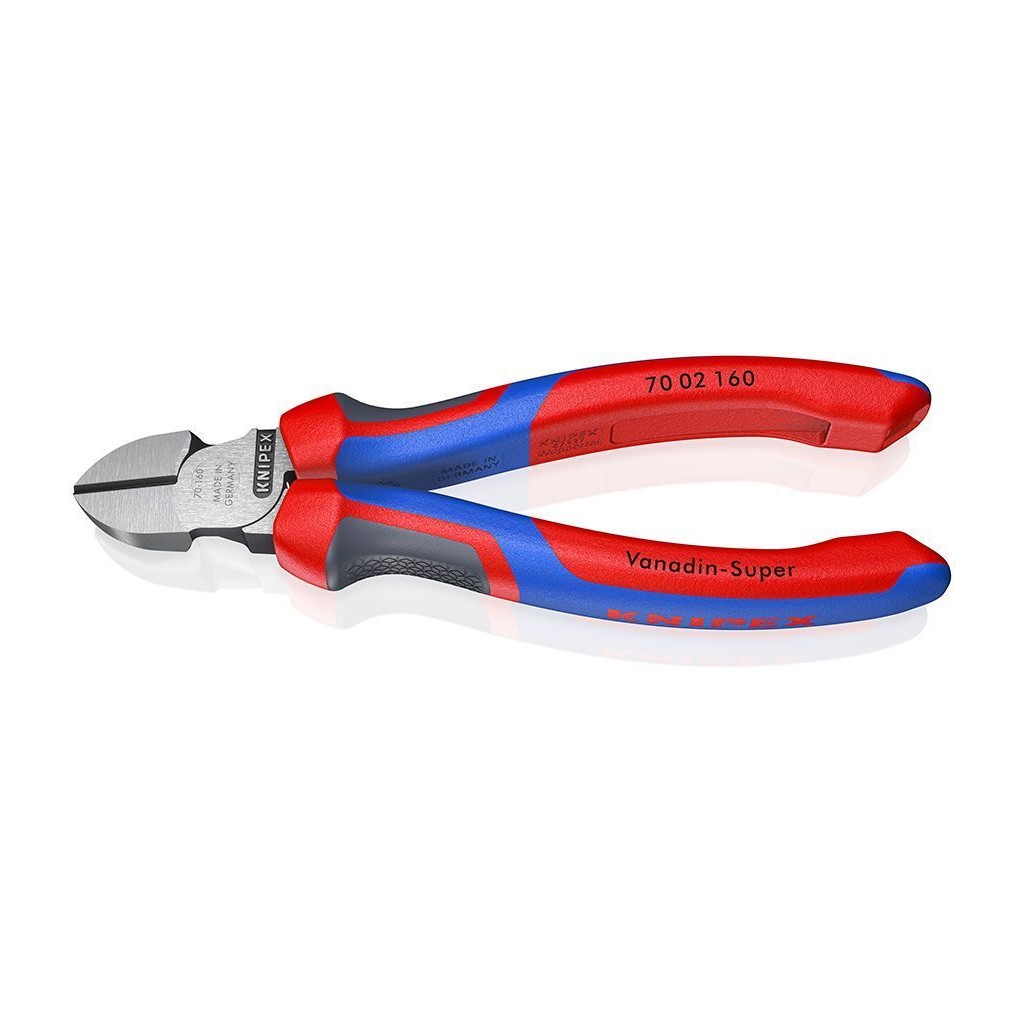 Бокорезы KNIPEX, 160 мм, фосфатированные, 2-комп ручки