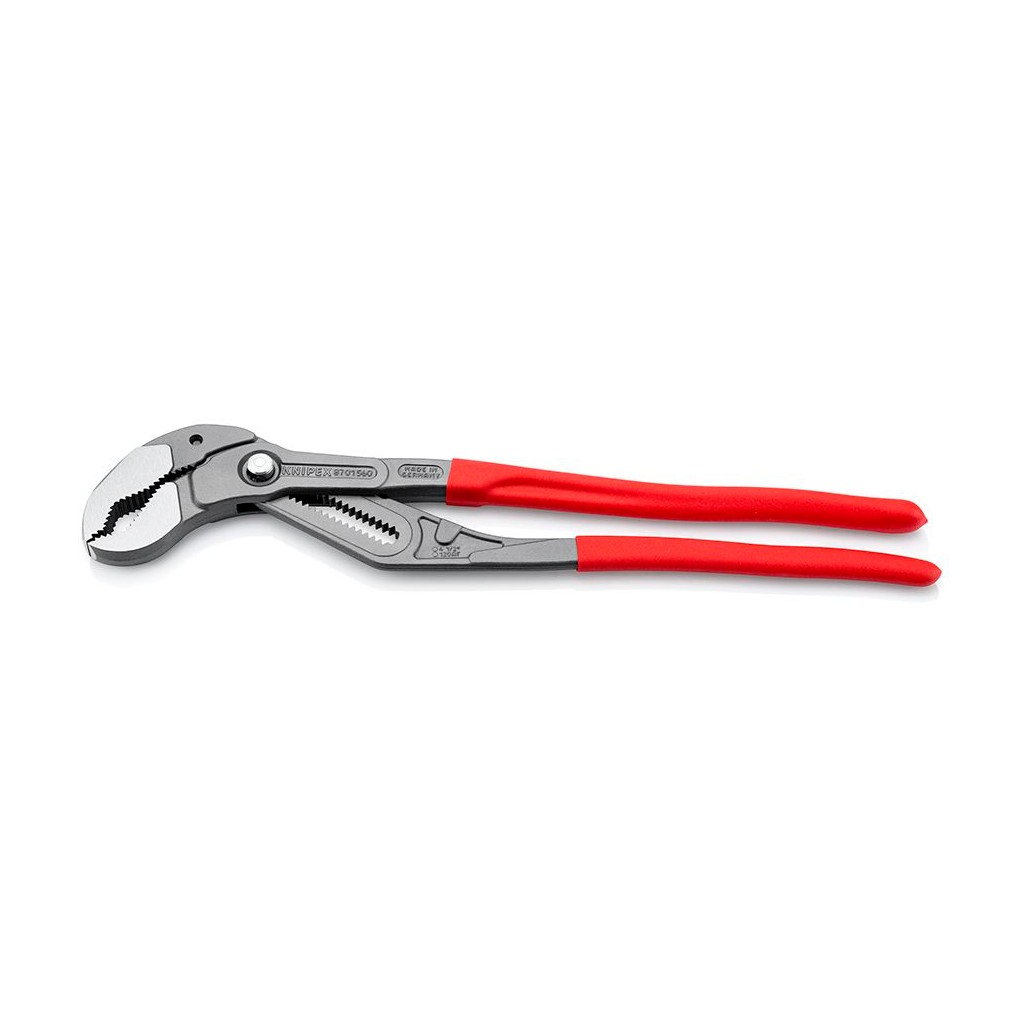 Клещи KNIPEX COBRA переставные, зев 115 мм, длина 560 мм, фосфатированные, обливные ручки