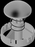 Клапан обратный пластиковый для шаровых DN 25,32 mm