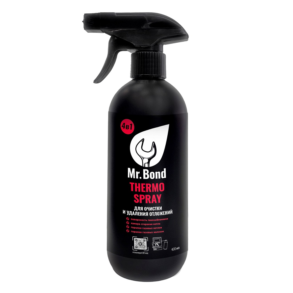 Спрей Mr.Bond THERMO SPRAY для очистки и удаления отложений с поверхностей теплообменников, 500мл