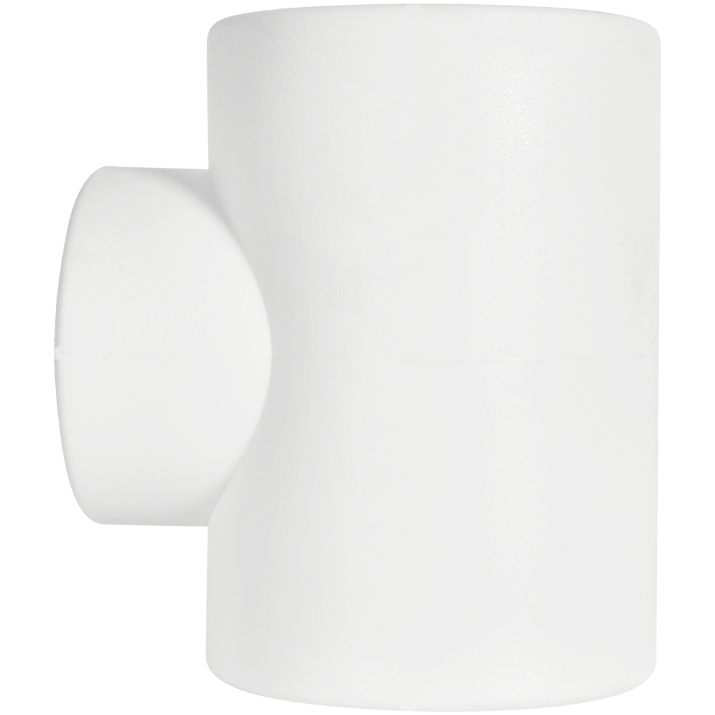 Тройник переходной Белый Pro Aqua d= 50-40-50 PP-R