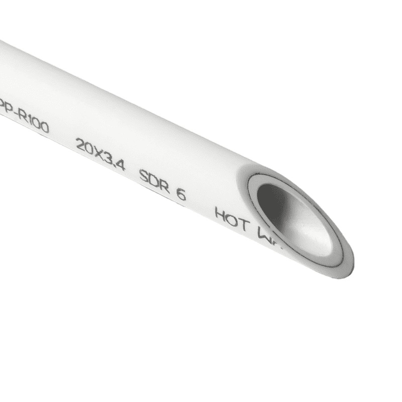 Труба армированная фольгой в центре Pro Aqua DUO SDR 6 Белая 4м PA3901440 PP-R