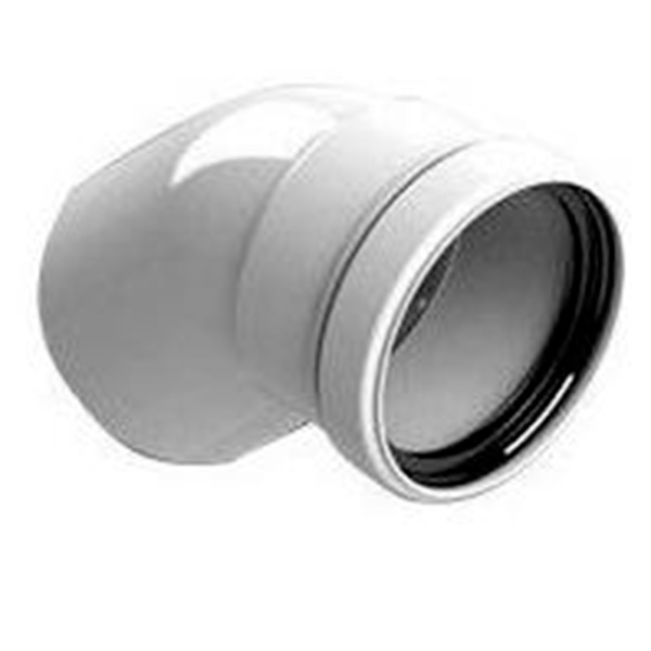 ROMMER RCA-0808-0000045 Отвод конденсационный угол 45гр. Ø80