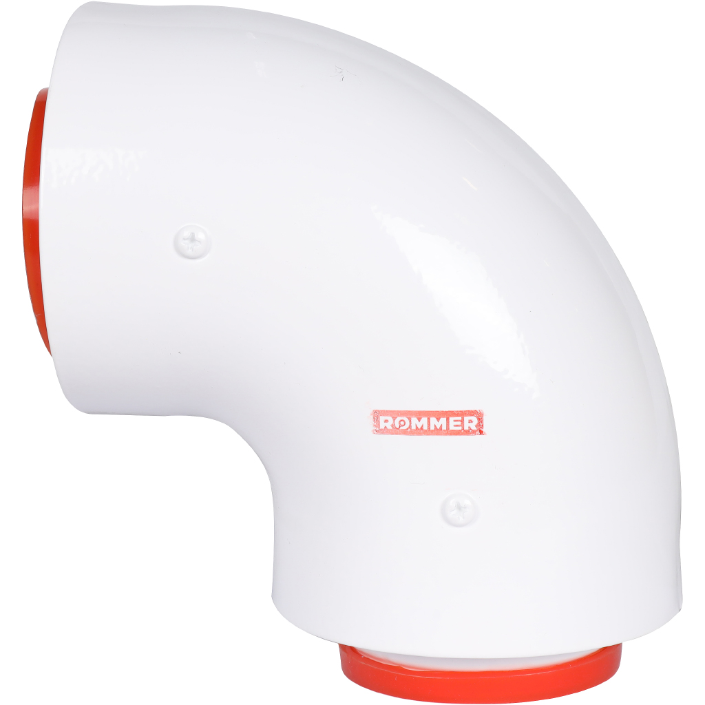 ROMMER RCA-6010-210190 Начальный участок 60/100 (Baxi (кроме ECO Nova/Classic), Ariston, Vaillant, Viessmann, Kiturami, Mizudo, Beretta, Oasis, Wolf, Haier, Tiberis, DeDietrich, Arderia  ) хомут в комплекте + втулка D60 L-50