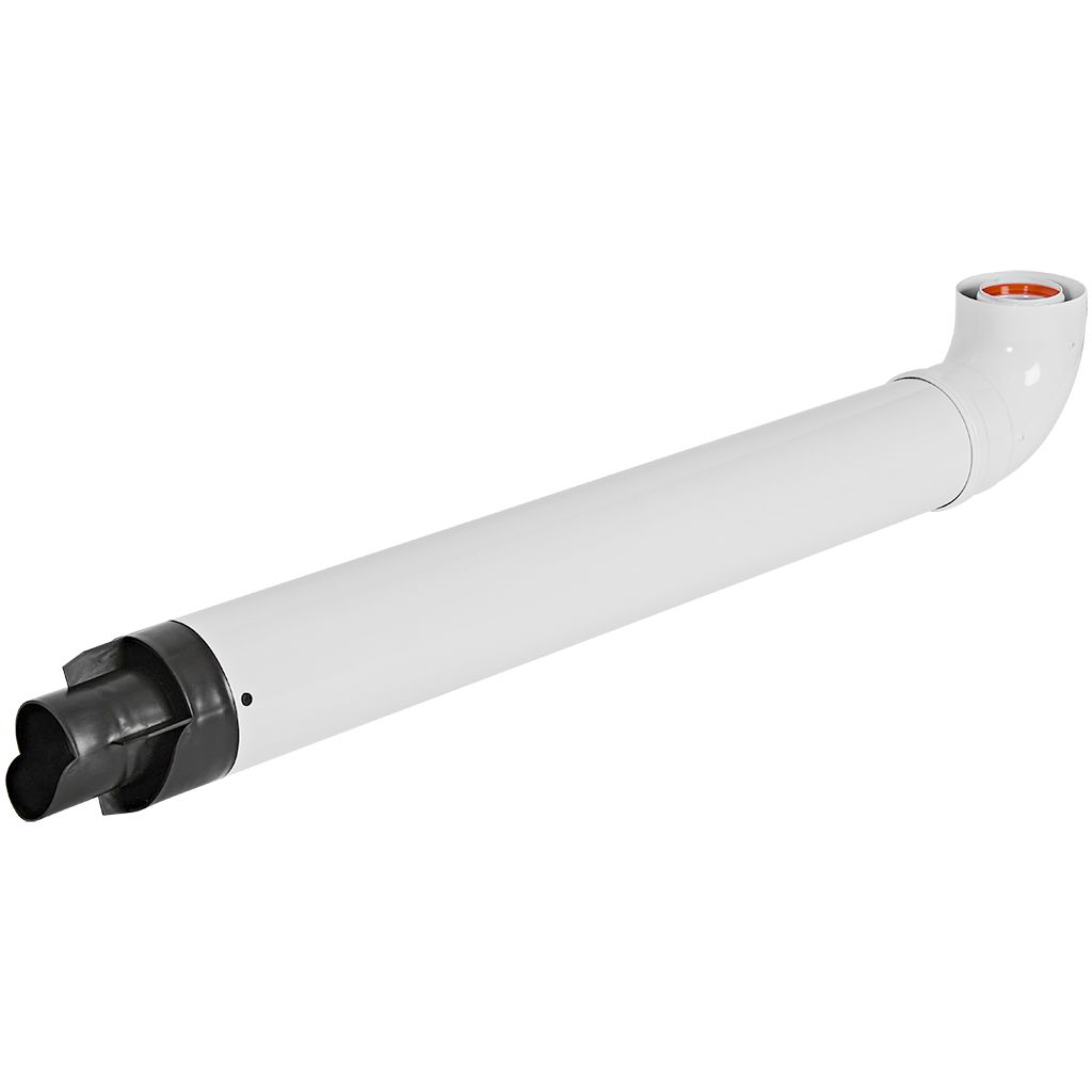 Комплект дымохода традиционный ROMMER RCA-6010 СТАНДАРТ УНИВЕРСАЛЬНЫЙ D60/100, L900 (кроме Immergas и Navien Deluxe 75/100) однонаправленный