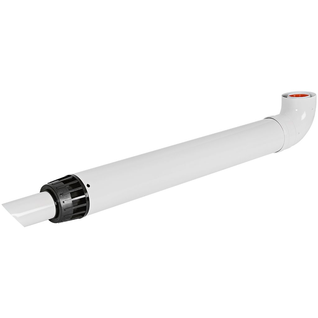 Комплект дымохода традиционный ROMMER RCA-6010 АНТИЛЕД УНИВЕРСАЛЬНЫЙ D60/100, L1000 (кроме Immergas и Navien Deluxe 75/100) однонаправленный