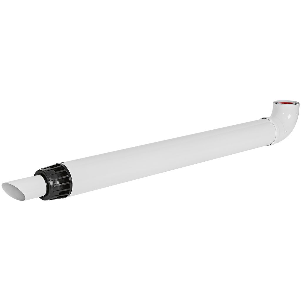 Комплект дымохода традиционный ROMMER RCA-6010 АНТИЛЕД УНИВЕРСАЛЬНЫЙ D60/100, L1220 (кроме Immergas и Navien Deluxe 75/100) однонаправленный