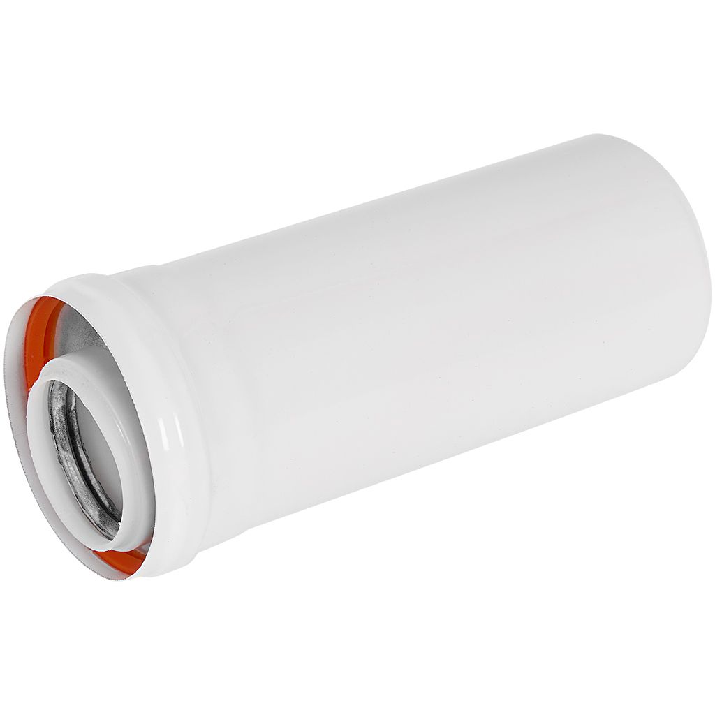Удлинитель дымохода конденсационный коаксиальный ROMMER D60(п-м)/100(м-п), L250