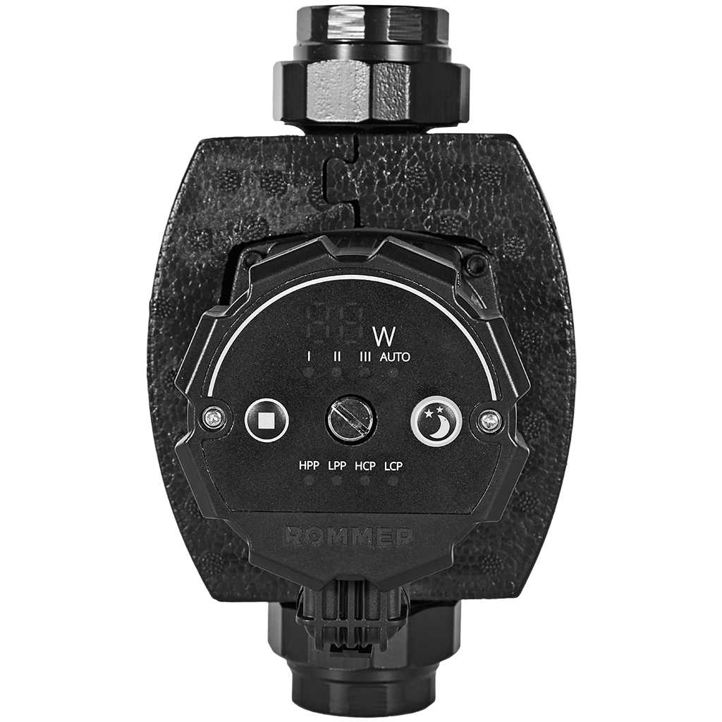 ROMMER PROFI Частотный циркуляционный насос EVO 32/40-180 с гайками и теплоизоляцией