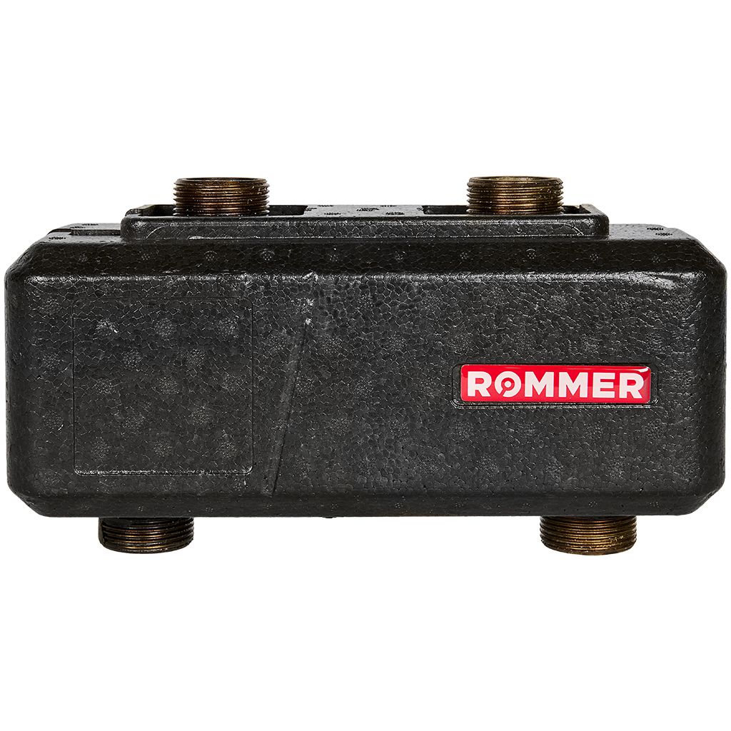 ROMMER Гидравлическая стрелка 1 1/4 ,   4,53 м3/час, в теплоизоляции