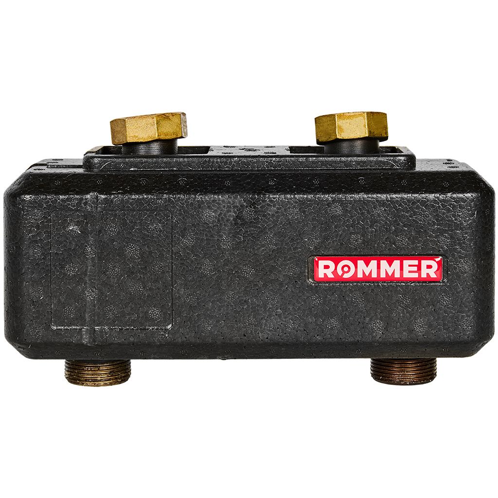 ROMMER Гидравлическая стрелка с накидными гайками 1 1/4 ,    4,53 м3/час, в теплоизоляции