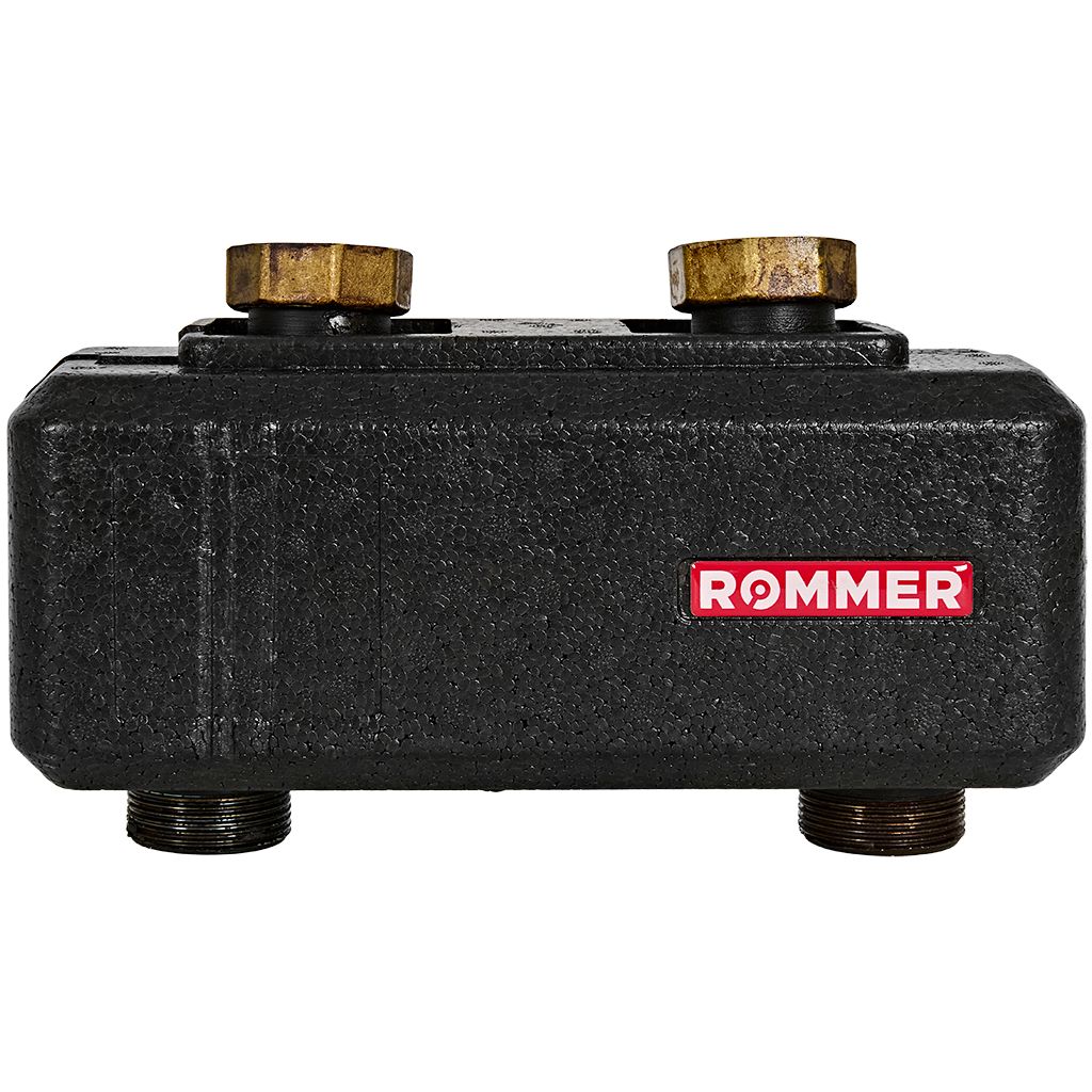 ROMMER Гидравлическая стрелка с накидными гайками 1 1/2 ,    5,60 м3/час, в теплоизоляции