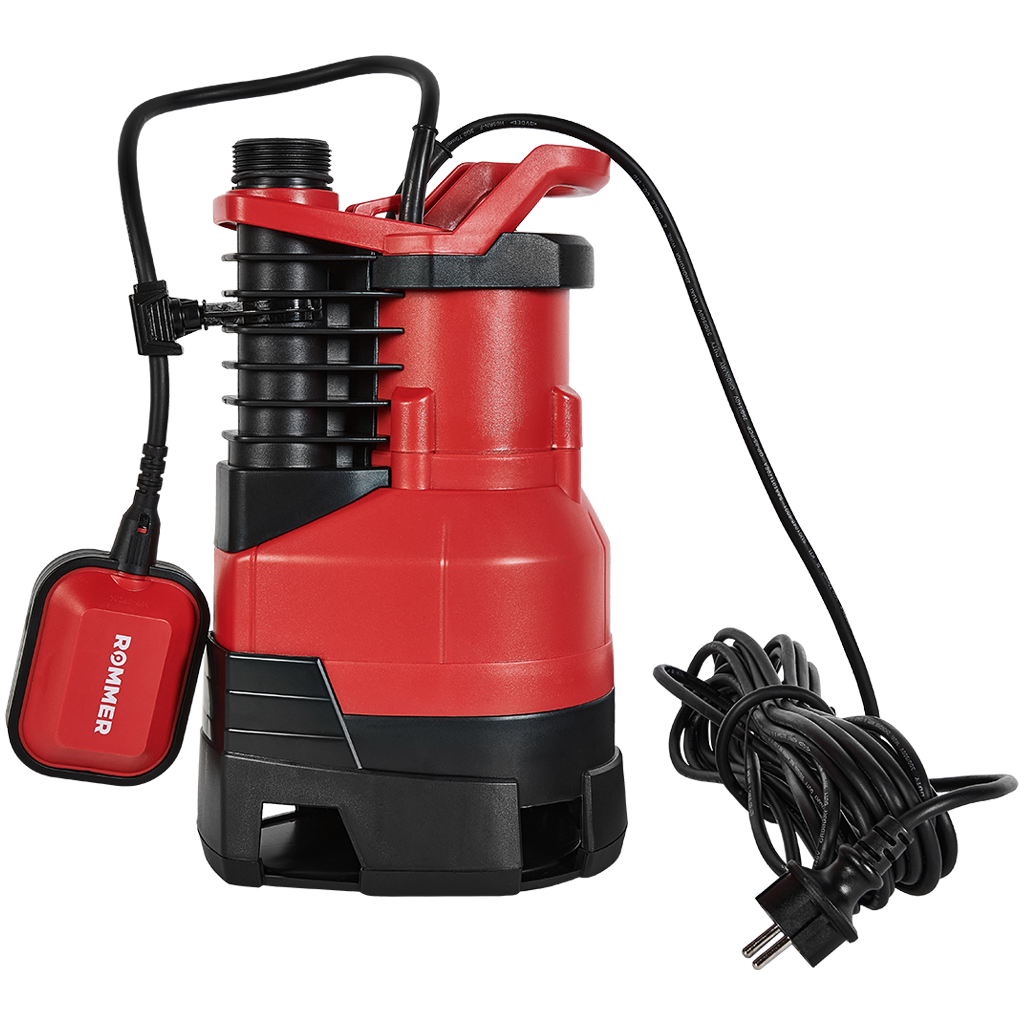 ROMMER PROFI Насос дренажный, кабель 10м, 550 Вт, для грязной воды