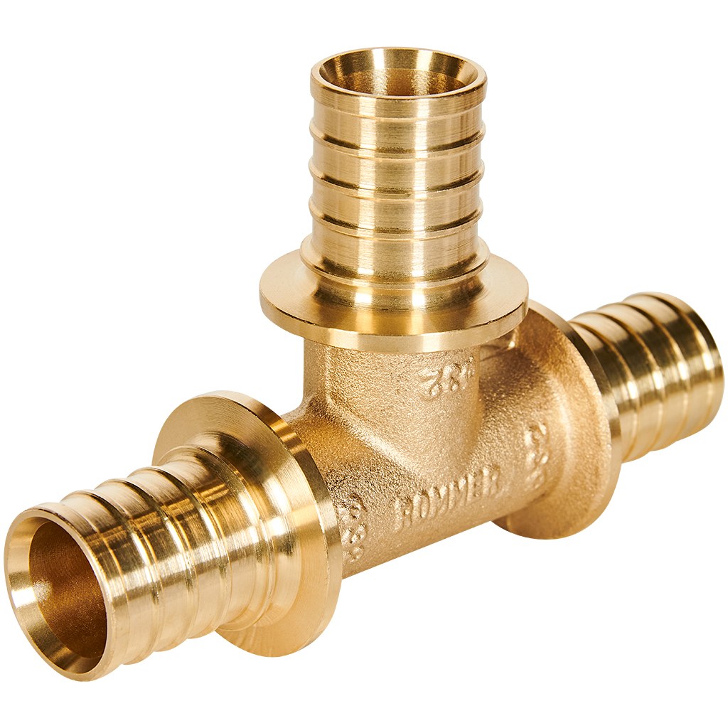 Тройник равнопроходный ROMMER 32x32x32 для труб из сшитого полиэтилена аксиальный