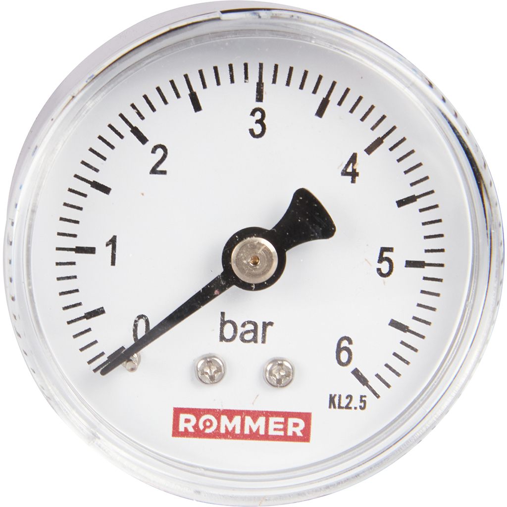 Манометр аксиальный ROMMER 50 мм 1/4