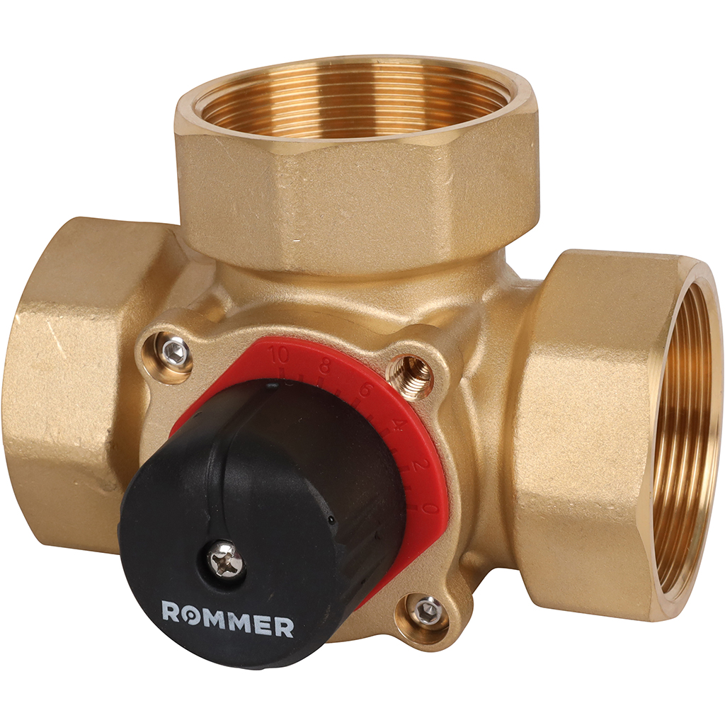 ROMMER 3-х ходовой смесительный клапан 2" KVs 40