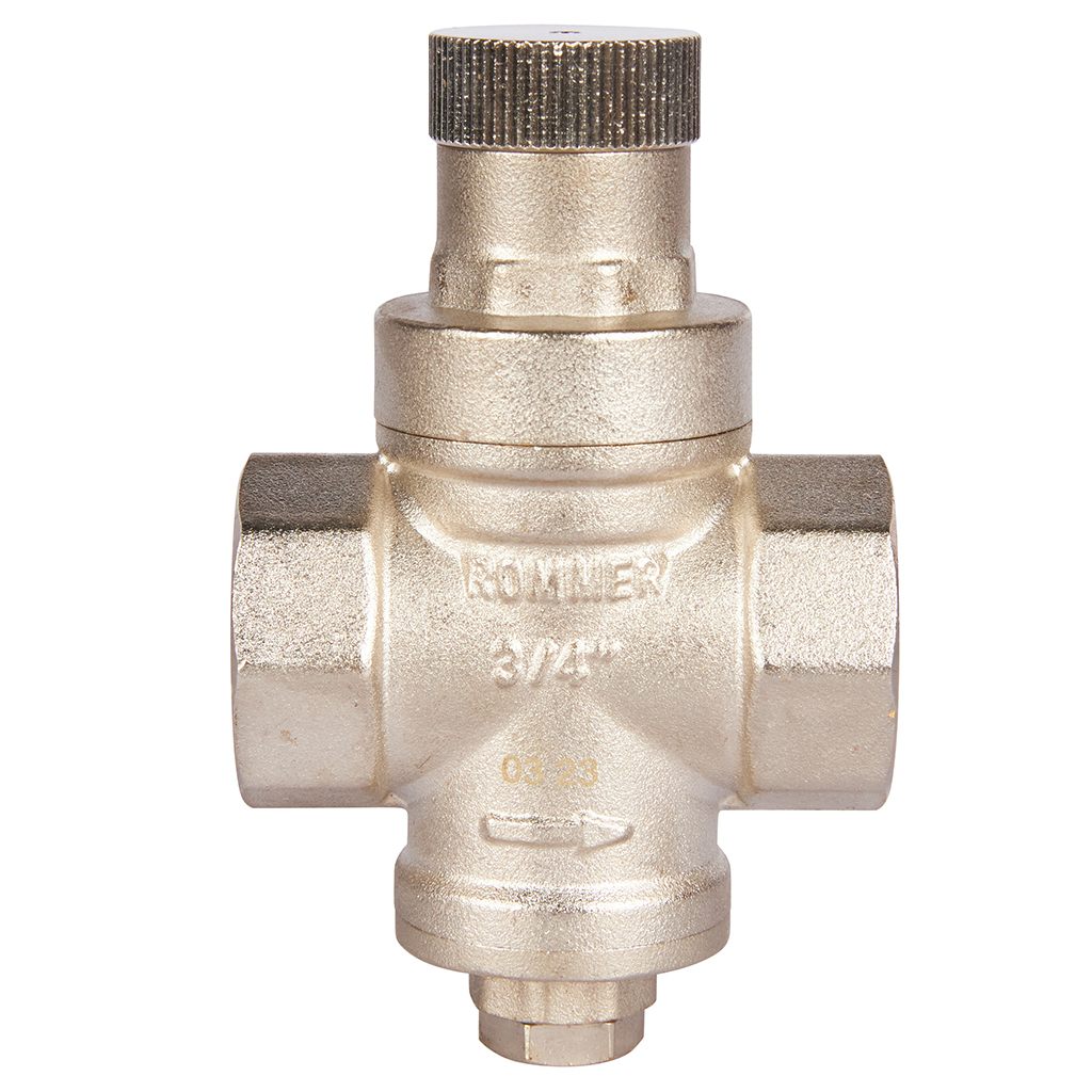 RVS-0009-000020 ROMMER Редуктор давления PN16 вн/вн 3/4  без подключения манометра