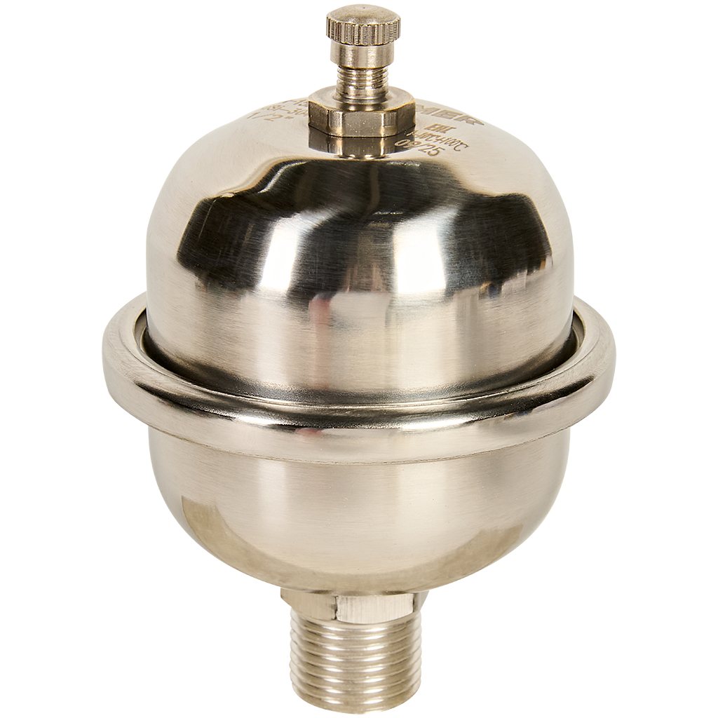 RVS-1001-000015 ROMMER Компенсатор гидроудара мембранный, нар.р., 1/2 , никель