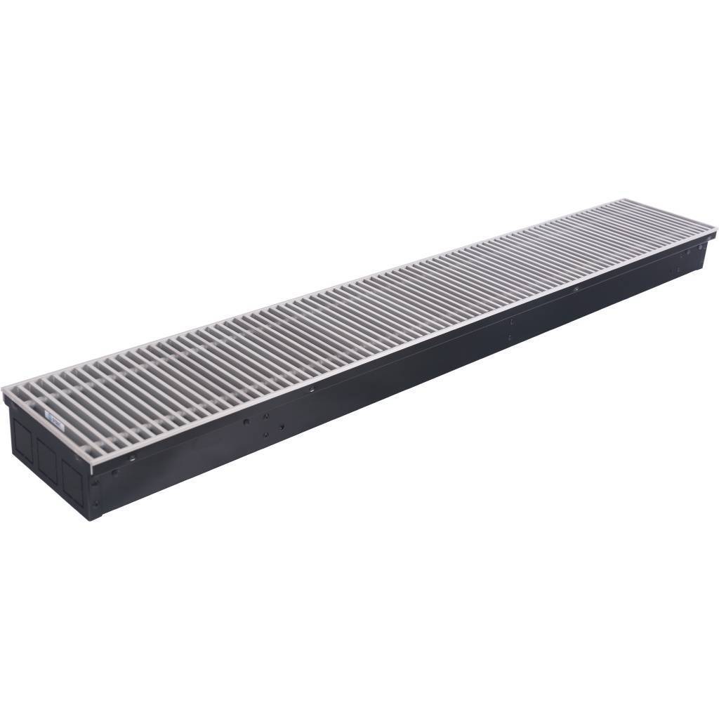 Внутрипольный конвектор STOUT SCN-1100 80х190х1200 (Решётка роликовая) правое подключение