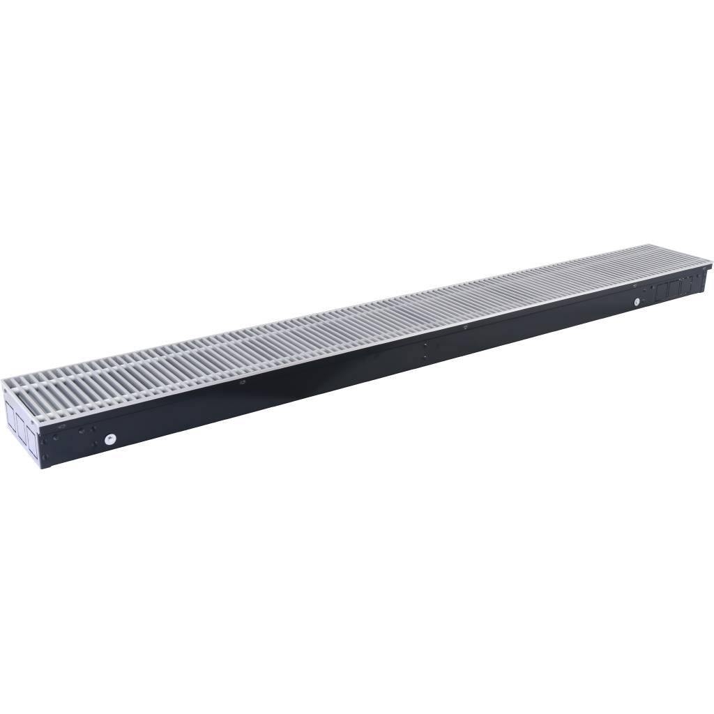 Внутрипольный конвектор STOUT SCN-1100 80х190х1600 (Решётка роликовая) правое подключение