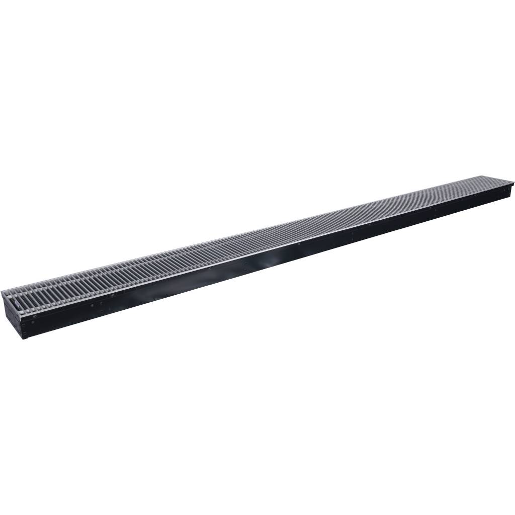 Внутрипольный конвектор STOUT SCN-1100 80х190х2400 (Решётка роликовая) правое подключение
