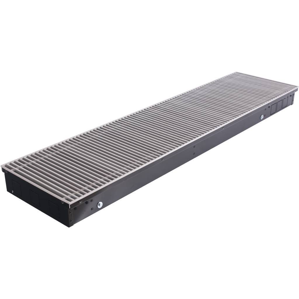 Внутрипольный конвектор STOUT SCN-1100 80х300х1200 (Решётка роликовая) правое подключение