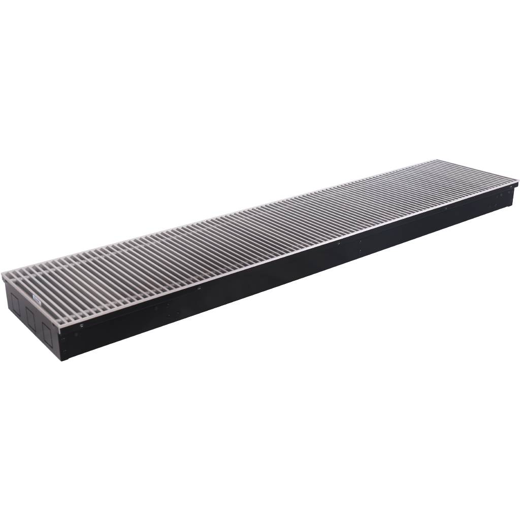 Внутрипольный конвектор STOUT SCN-1100 80х300х1400 (Решётка роликовая) правое подключение