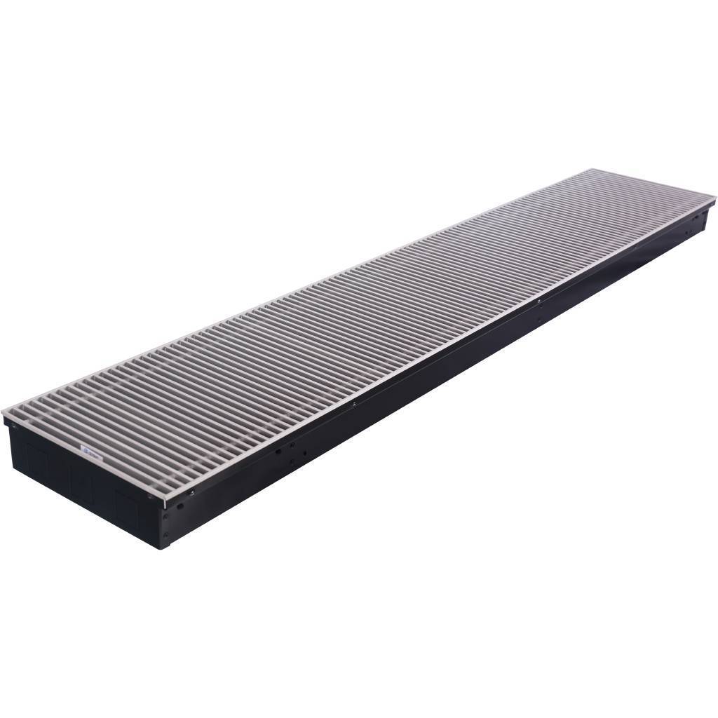 Внутрипольный конвектор STOUT SCN-1100 80х300х1600 (Решётка роликовая) правое подключение