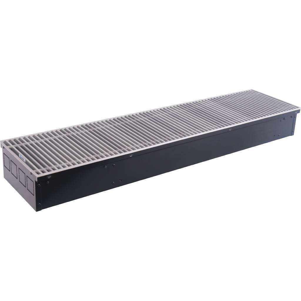 Внутрипольный конвектор STOUT SCN-1100 110х240х1000 (Решётка роликовая) правое подключение