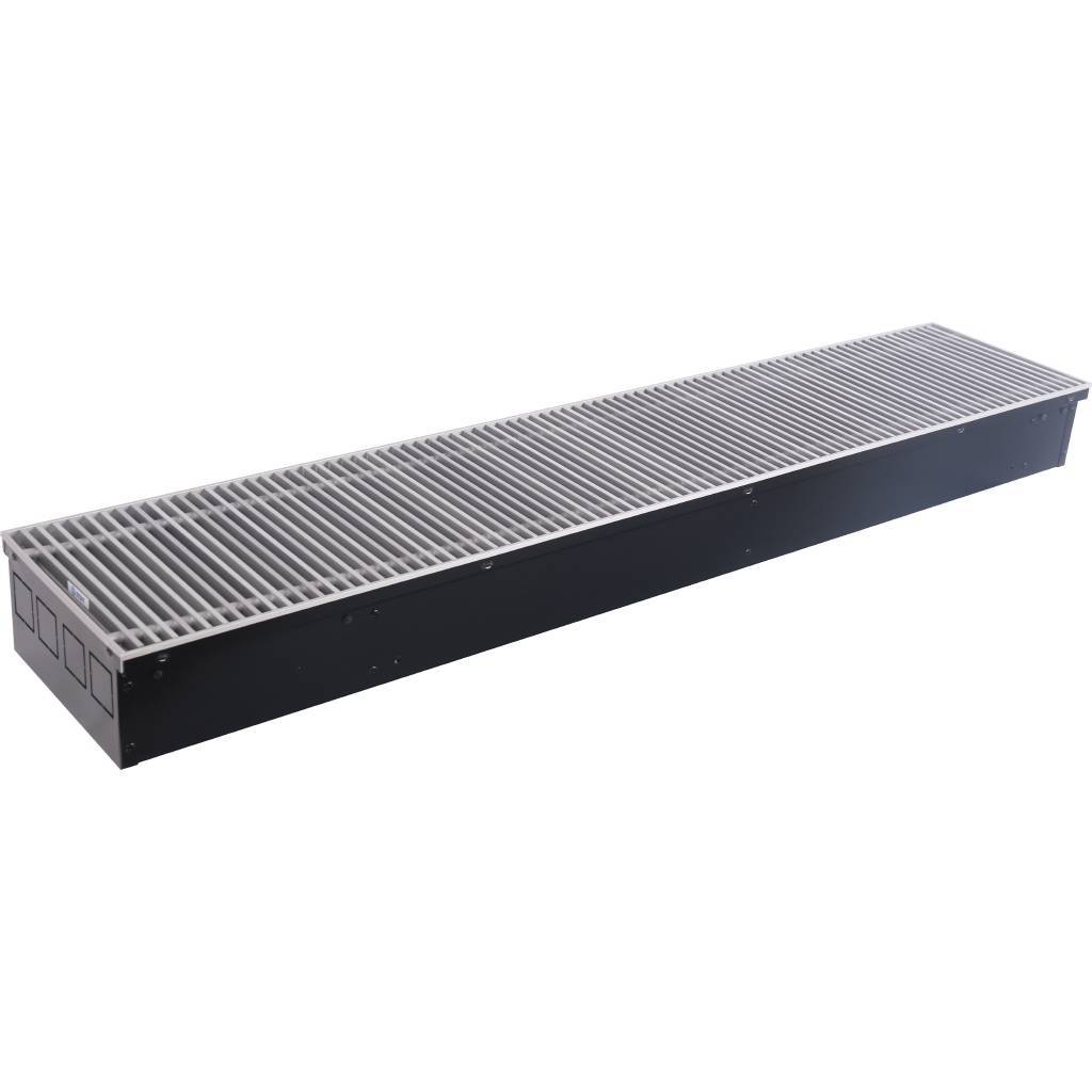 Внутрипольный конвектор STOUT SCN-1100 110х240х1200 (Решётка роликовая) правое подключение