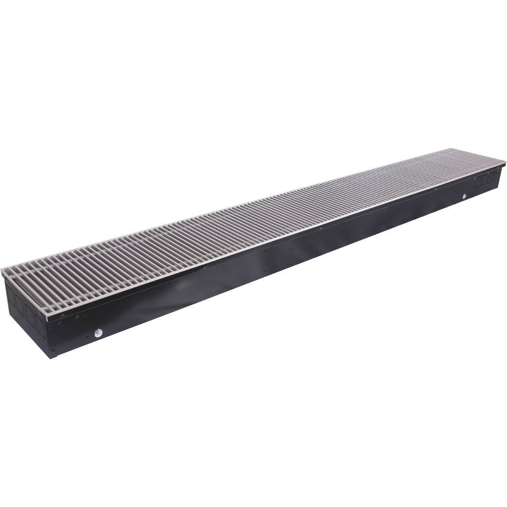 Внутрипольный конвектор STOUT SCN-1100 110х240х1800 (Решётка роликовая) правое подключение
