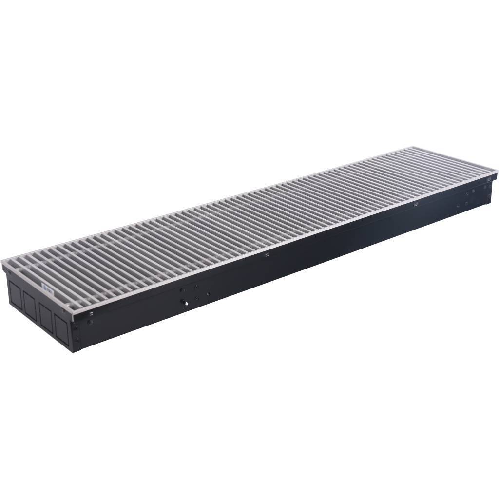 Внутрипольный конвектор STOUT SCQ-1100 75х240х1000 (Решётка роликовая) правое подключение