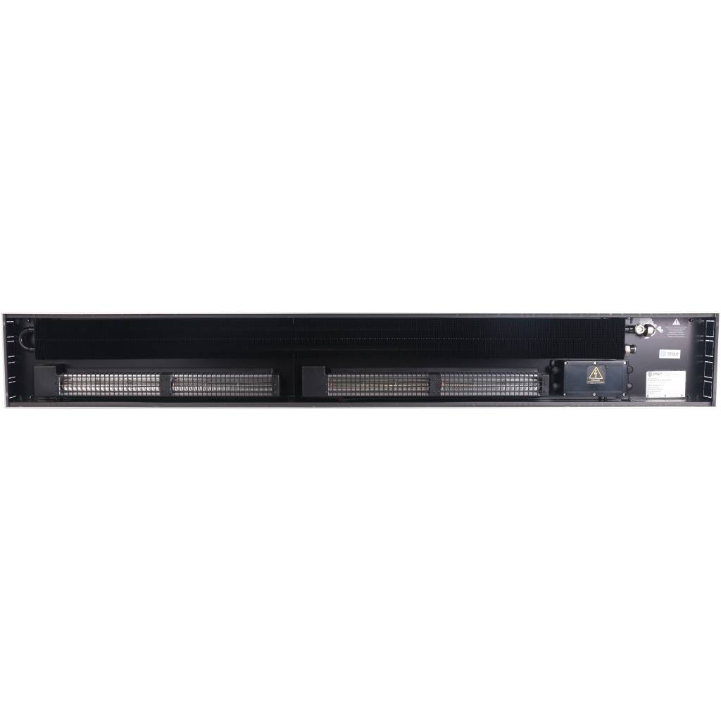 Внутрипольный конвектор STOUT SCQ-1100 75х240х1750 (Решётка роликовая) правое подключение