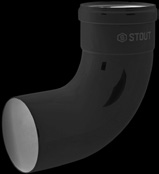 Отвод 90° STOUT традиц. D80(п-м) сварной