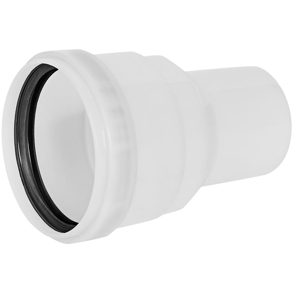 Адаптер соединительный STOUT конденсац. переход с D60(п) на D80(м)
