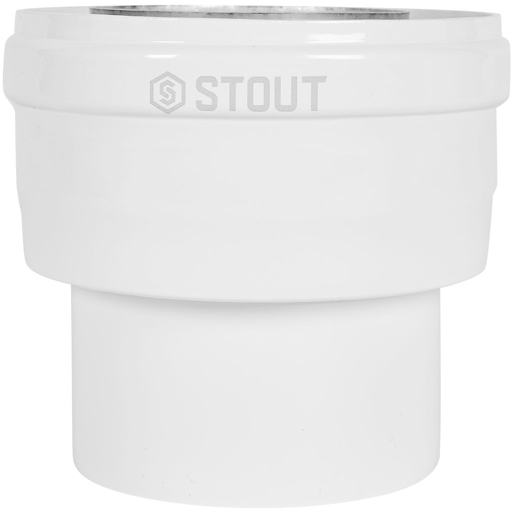 Адаптер соединительный STOUT традиц. переход с D60(п)/100(п) на D80(м)/125(м)