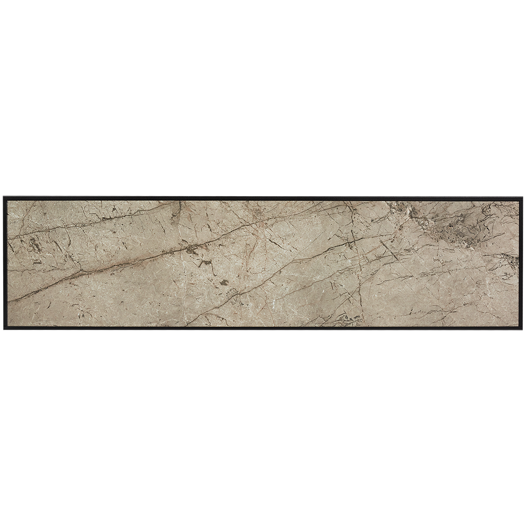 STOUT отопительная панель GREY STONE SCT 120*30 серый гранит / черный корпус